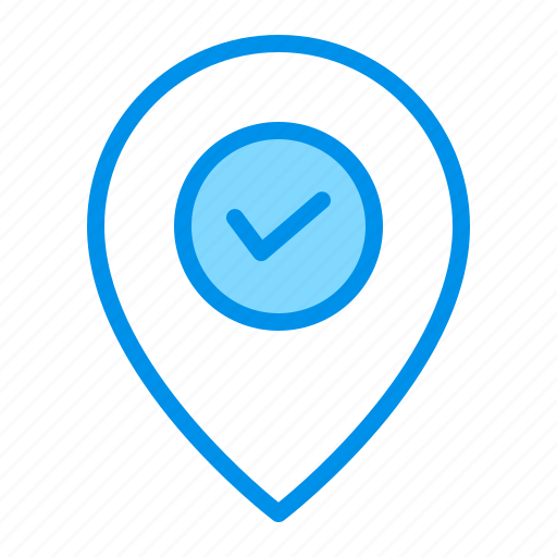 Check, in, pin icon - Download on Iconfinder on Iconfinder