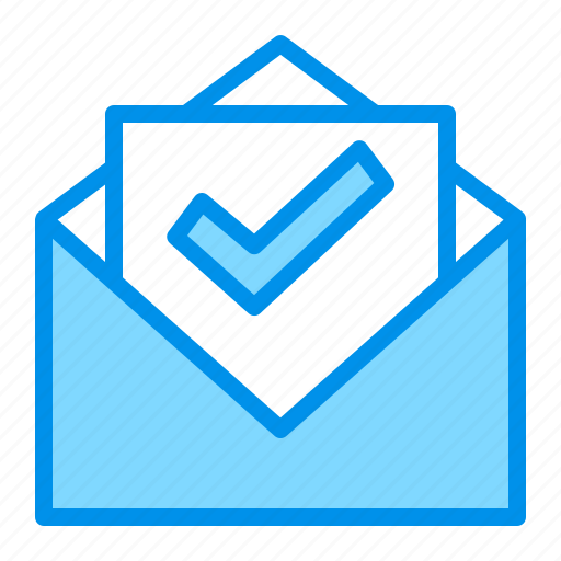 Checked, mail, message icon - Download on Iconfinder