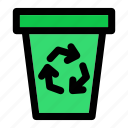 bin, garbage, recycle, trash