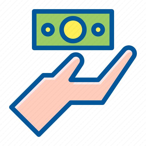 Earn, hand, money icon - Download on Iconfinder
