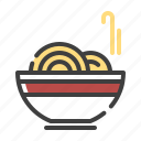 bowl, cooking, drink, food, kitchen, noodles, restaurant