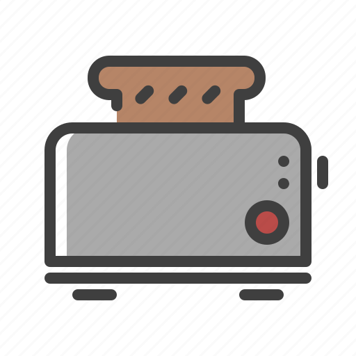 Cooking, food, fruit, kitchen, meal, restaurant, toaster icon - Download on Iconfinder