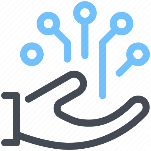 Communication, hand, interaction, laboratory, science, technology, technology development icon - Download on Iconfinder