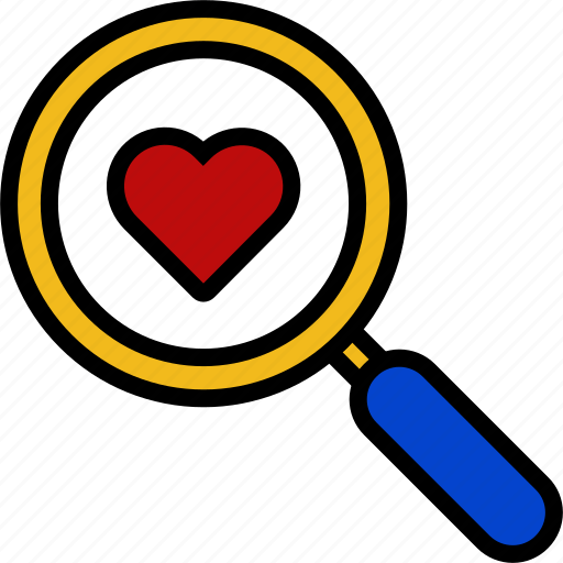 Find, love, heart, search, romance, date, marriage icon - Download on Iconfinder