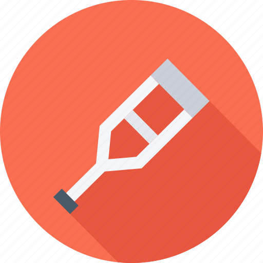 Crutch, doctor, medicine, treatment icon - Download on Iconfinder