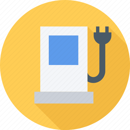 Electricity, electrocar, gas, gas station icon - Download on Iconfinder