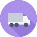 delivery, home, house, truck