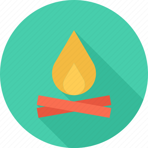 Bonfire, camping, fire, forest icon - Download on Iconfinder