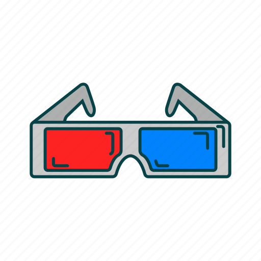 Cinema, effect, glasses, movie icon - Download on Iconfinder