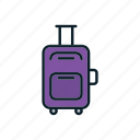 bag, baggage, carry, luggage, travel icon icon