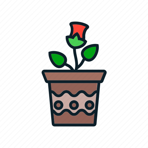 Ecology, flower, flower pot, gardening, pot ico icon - Download on Iconfinder