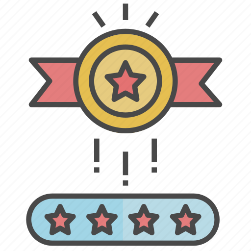 Exp, performance, reward, badge, level, up icon - Download on Iconfinder