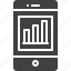 phone, graph, mobile, business, chart 