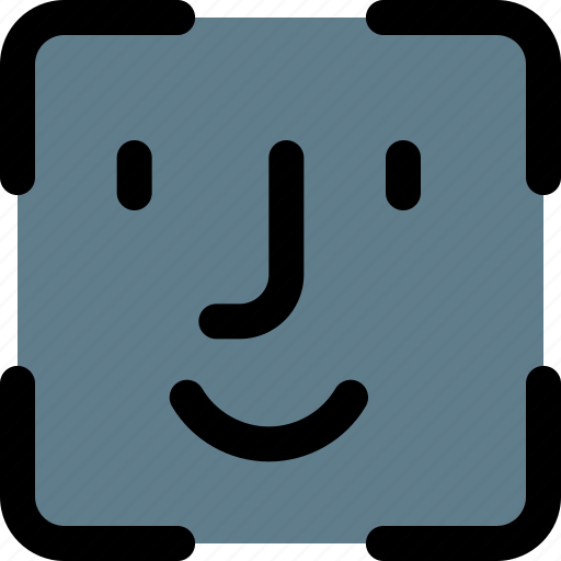 Face, recognized, mobile, emoji icon - Download on Iconfinder