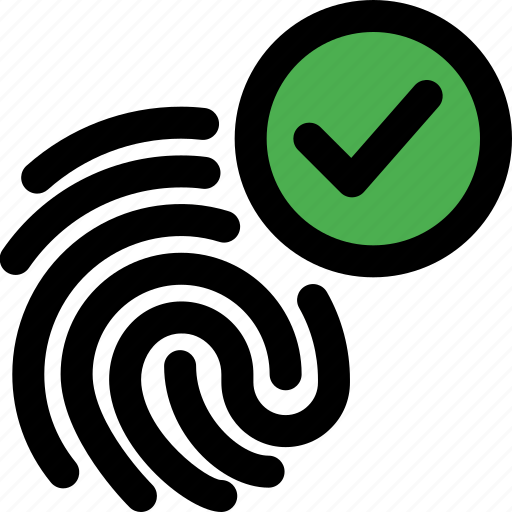 Fingerprint, checklist, mobile, device icon - Download on Iconfinder