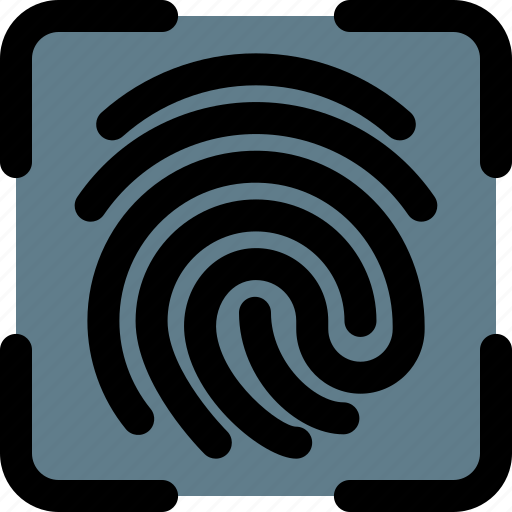 Fingerprint, scan, mobile, smartphone icon - Download on Iconfinder