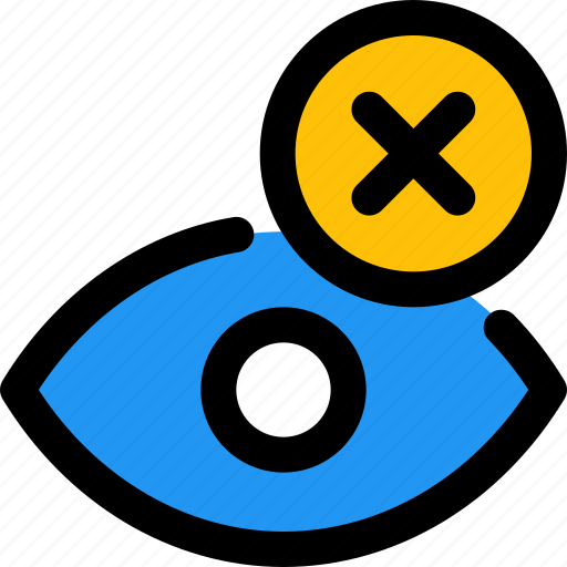 Retina, scan, denied, mobile icon - Download on Iconfinder