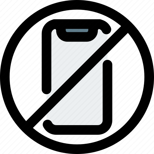 Banned, forbidden, prohibited, mobile icon - Download on Iconfinder