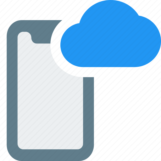Smartphone, cloud, mobile, phone icon - Download on Iconfinder