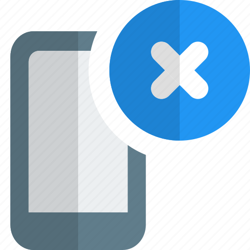 Mobile, cancel, action, smartphone icon - Download on Iconfinder