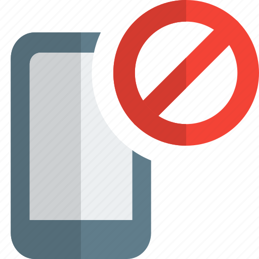 Mobile, forbidden, prohibited, communication icon - Download on Iconfinder
