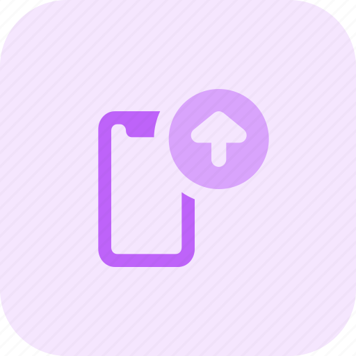 Smartphone, upload, mobile, data icon - Download on Iconfinder