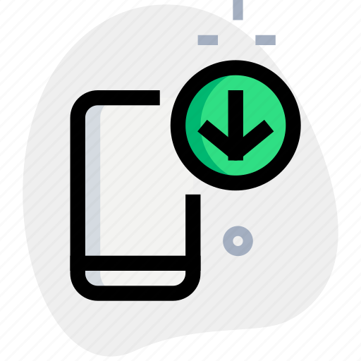 Mobile, download, action, phone icon - Download on Iconfinder