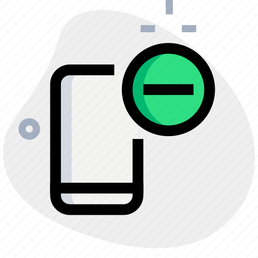 Mobile, minus, action, smartphone icon - Download on Iconfinder