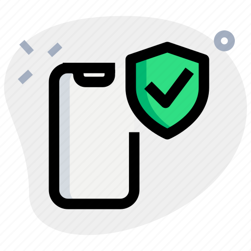 Smartphone, shield, mobile, action icon - Download on Iconfinder