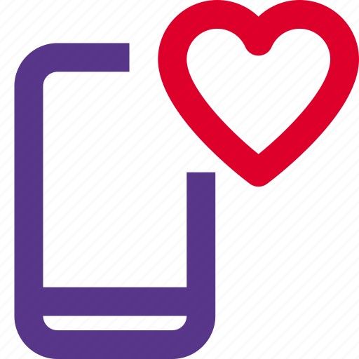 Mobile, heart, action, phone icon - Download on Iconfinder