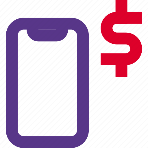 Smartphone, dollar, mobile, action icon - Download on Iconfinder