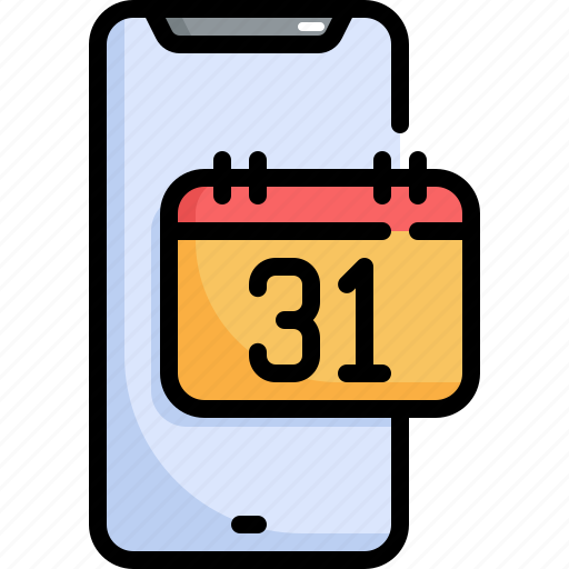 Mobile, function, calendar, date, app, application icon - Download on Iconfinder