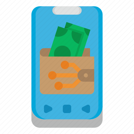Wallet, digital, money, online, mobile icon - Download on Iconfinder