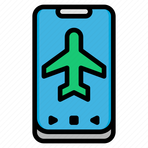 Airplane, flight, application, mode, smartphone icon - Download on Iconfinder