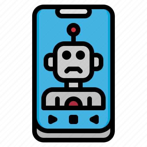 Robot, ai, smart, artificial, phone icon - Download on Iconfinder