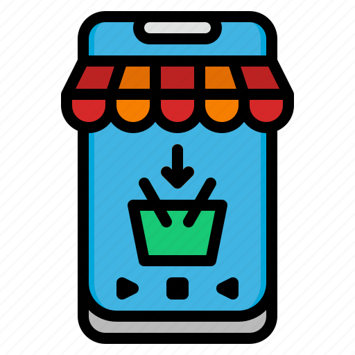 Shop, application, store, mobile, smartphone icon - Download on Iconfinder