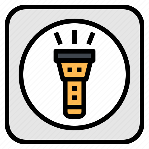 Application, flashlight, lamp, light, mobile icon - Download on Iconfinder