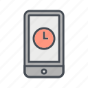app, clock, mobile