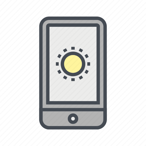 App, brightness, mobile icon - Download on Iconfinder