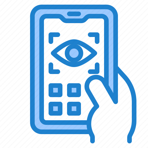 Mobilephone, smartphone, application, eye, vision icon - Download on Iconfinder