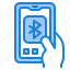 mobilephone, smartphone, application, hand, bluetooth 