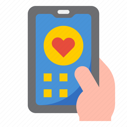 Mobilephone, smartphone, application, love, heart icon - Download on Iconfinder