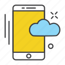 app, application, cloud, communication, mobile, phone, ui 