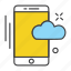 app, application, cloud, communication, mobile, phone, ui 