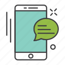 app, application, communication, conversation, message, technology, ui 