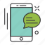 app, application, communication, conversation, message, technology, ui 