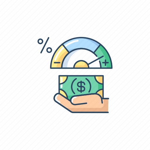 Interest rate, credit, score, loan icon - Download on Iconfinder