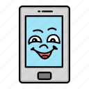 emoji, iphone, laugh, phone, technology