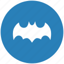 bat, batman, blue, comics, hero, round, sign