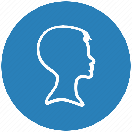 Blue, boy, hair, head, round, style icon - Download on Iconfinder